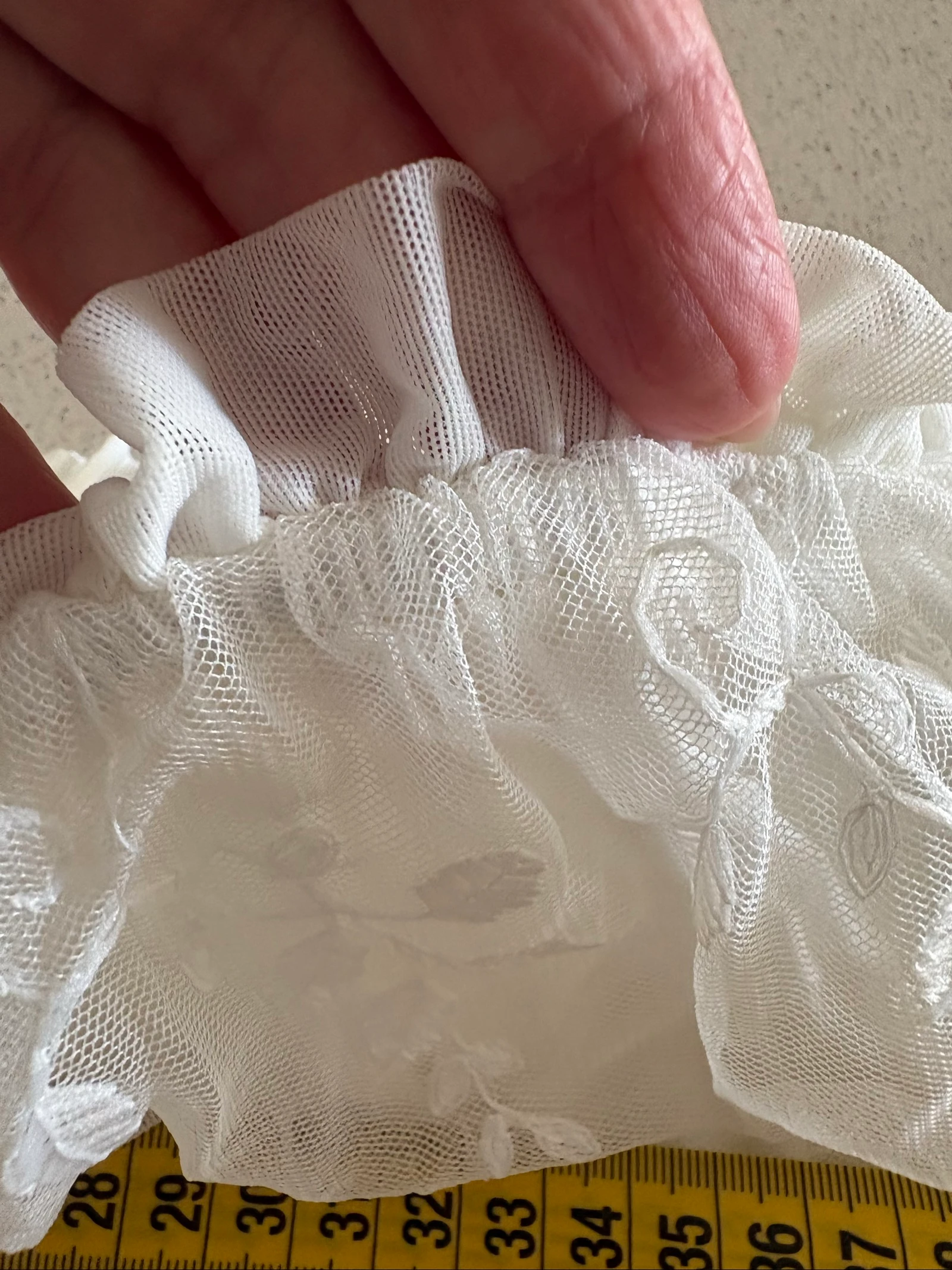 Pijama branco bordado romântico Romantic – photo 6